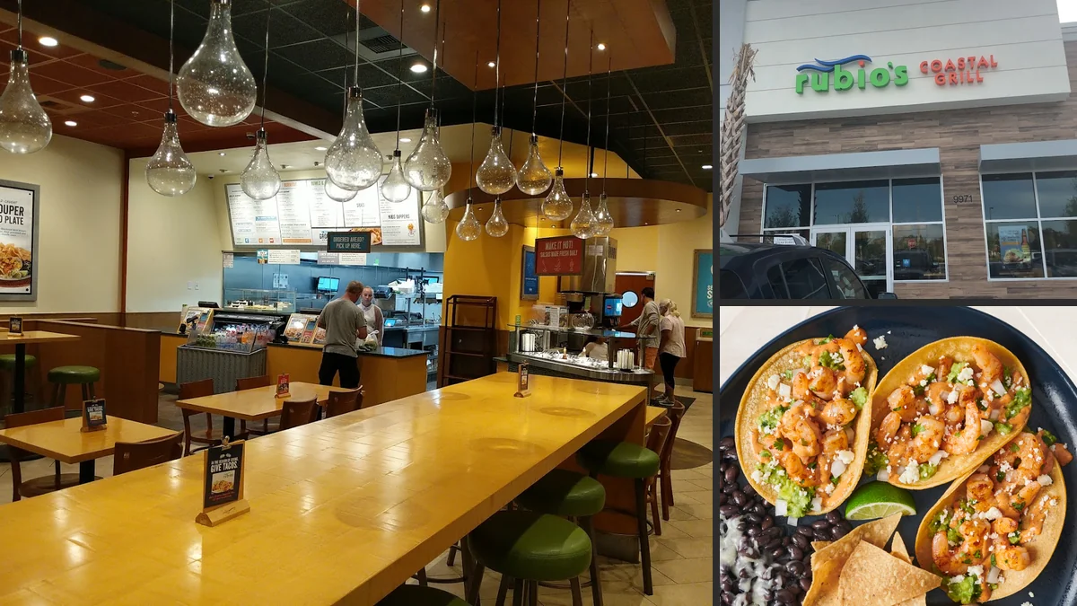 Counter service area with a clean, bright look.